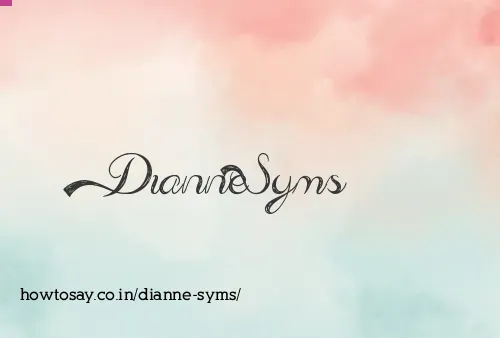 Dianne Syms