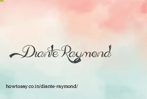 Diante Raymond