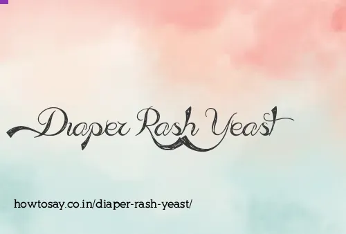 Diaper Rash Yeast