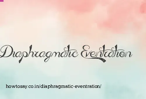 Diaphragmatic Eventration