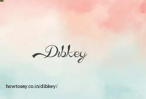 Dibkey