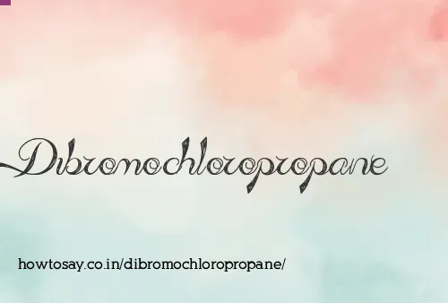 Dibromochloropropane