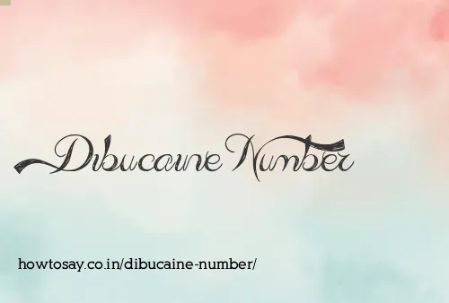 Dibucaine Number
