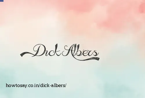 Dick Albers