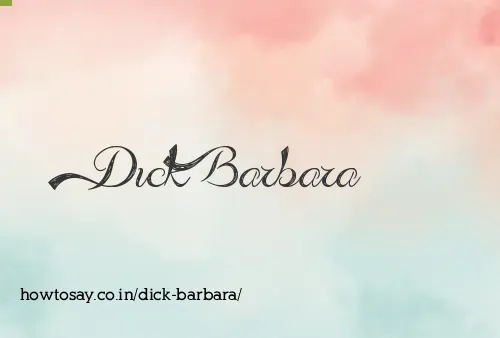 Dick Barbara