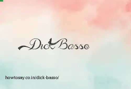 Dick Basso