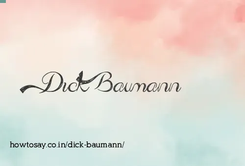 Dick Baumann