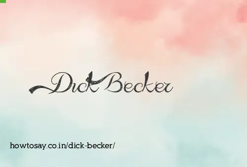 Dick Becker