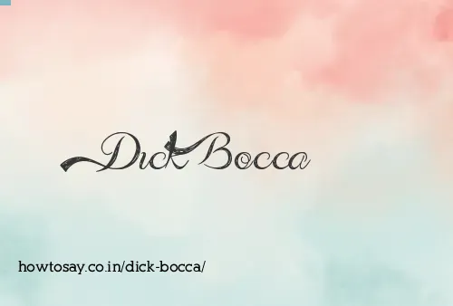Dick Bocca