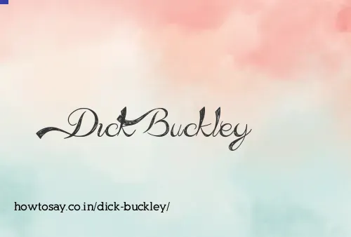Dick Buckley