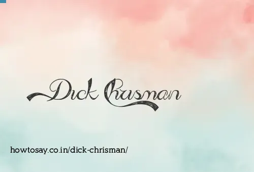 Dick Chrisman