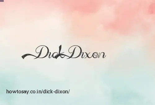 Dick Dixon