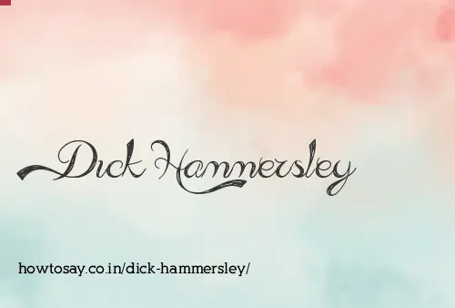 Dick Hammersley