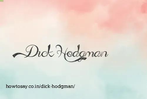 Dick Hodgman