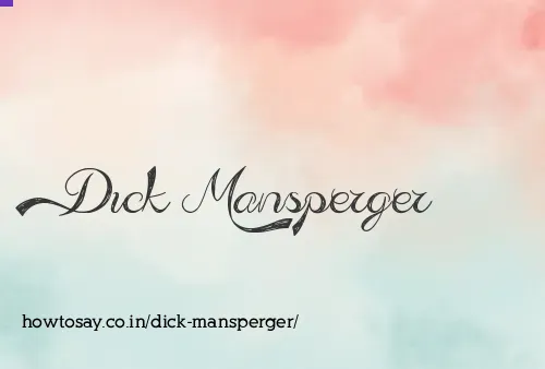 Dick Mansperger