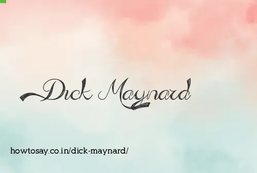 Dick Maynard