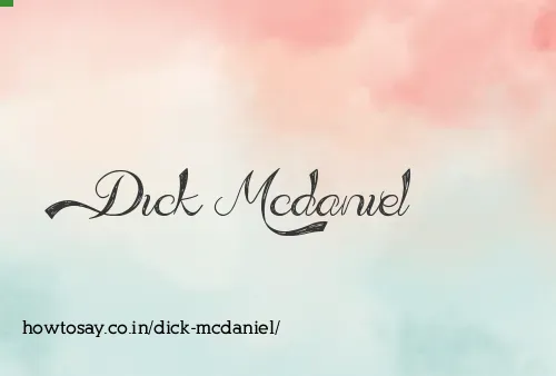 Dick Mcdaniel