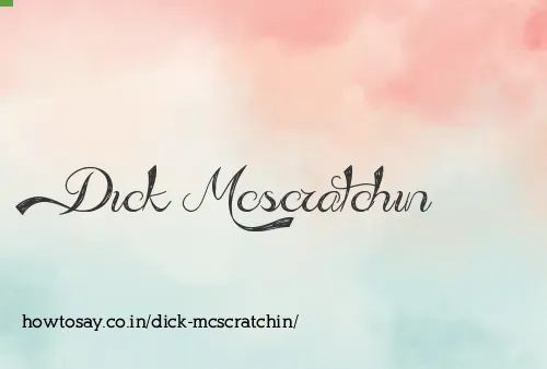 Dick Mcscratchin