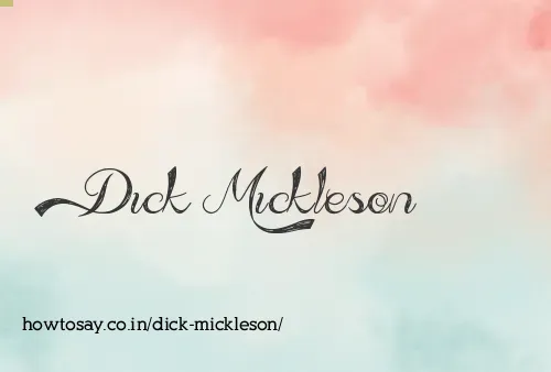 Dick Mickleson