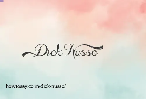 Dick Nusso