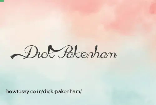 Dick Pakenham