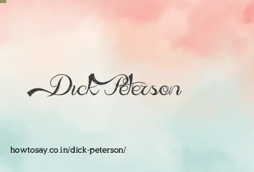 Dick Peterson