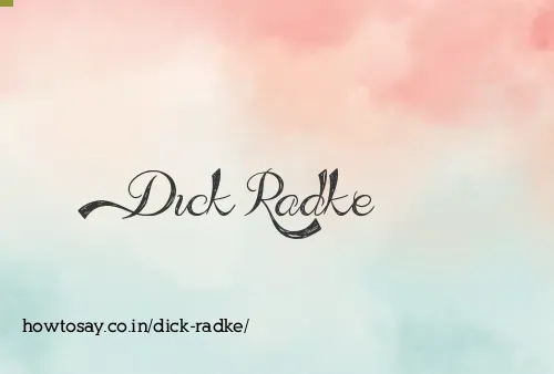 Dick Radke