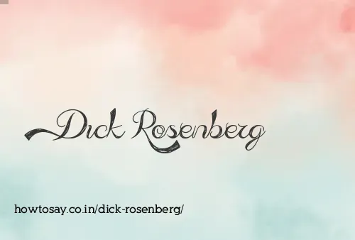 Dick Rosenberg