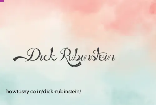 Dick Rubinstein