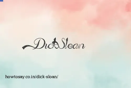 Dick Sloan