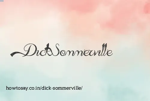 Dick Sommerville