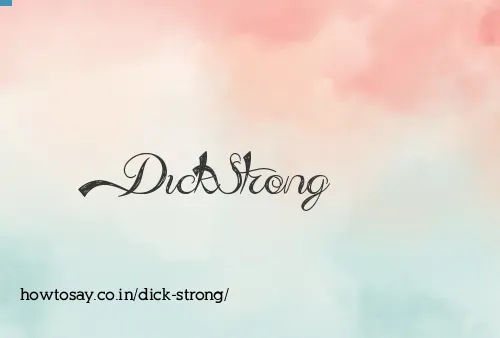 Dick Strong