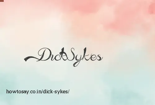 Dick Sykes