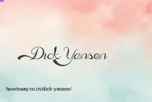 Dick Yanson