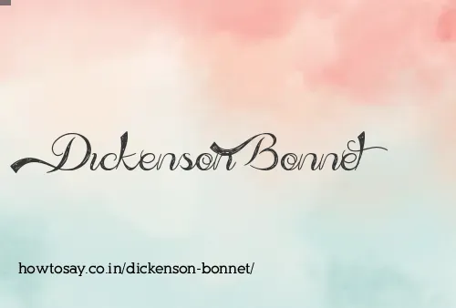 Dickenson Bonnet