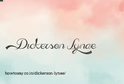 Dickerson Lynae