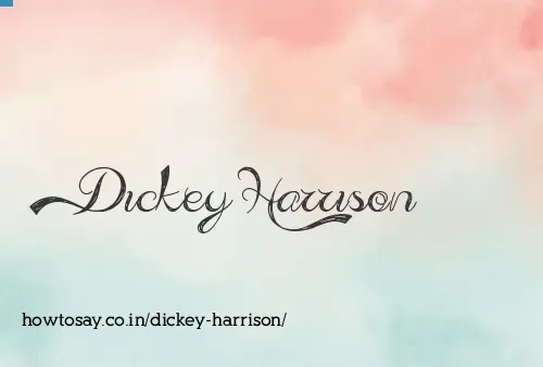 Dickey Harrison