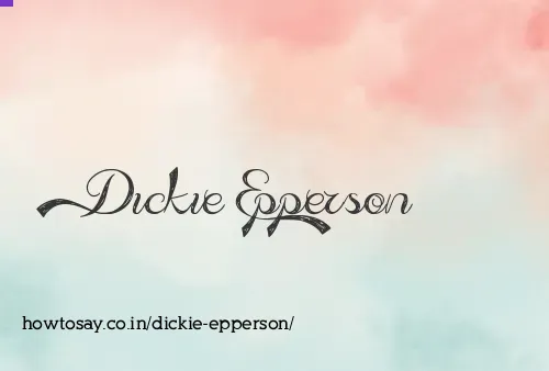 Dickie Epperson