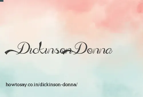 Dickinson Donna