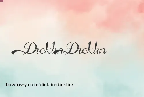 Dicklin Dicklin