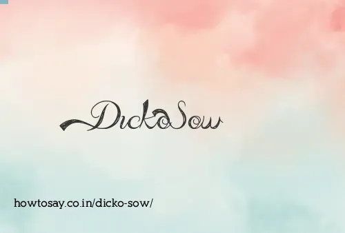 Dicko Sow
