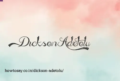 Dickson Adetolu