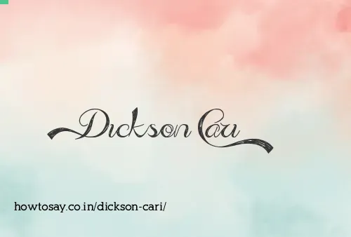 Dickson Cari