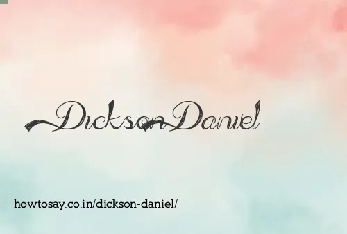 Dickson Daniel