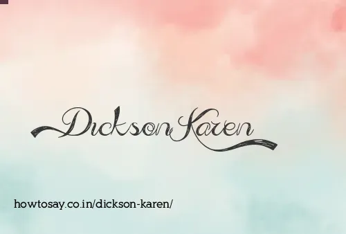 Dickson Karen