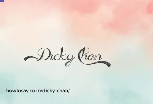 Dicky Chan