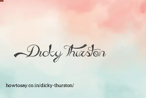 Dicky Thurston