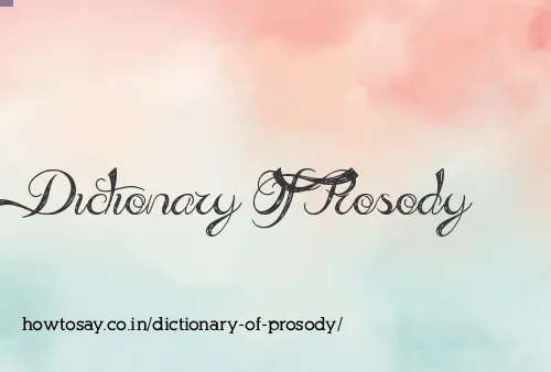 Dictionary Of Prosody