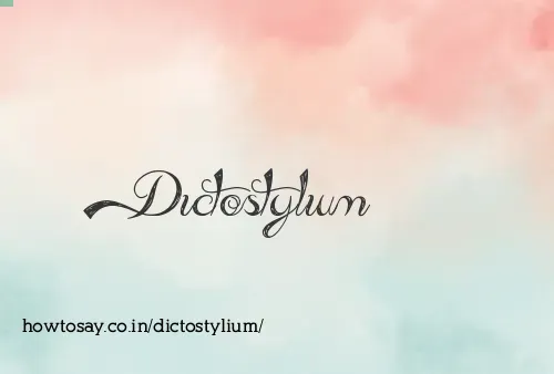 Dictostylium