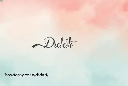 Didati